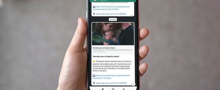 evangelio dominicos whatsapp