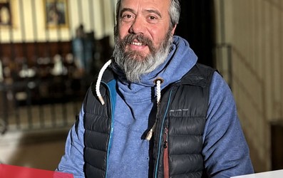javier rodenas con el papa
