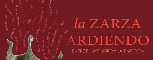 la zarza ardiendo rojo