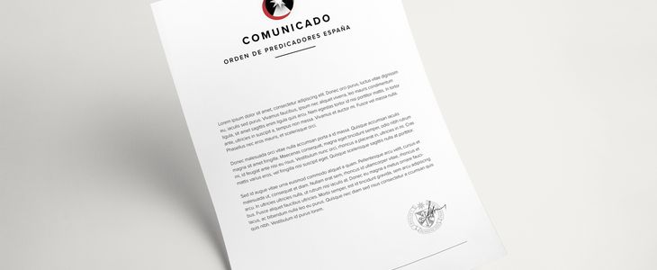 plantilla comunicado prensa dominicos espana