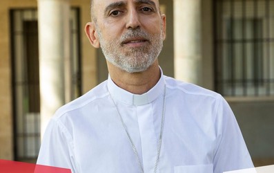 xabier gomez con el papa